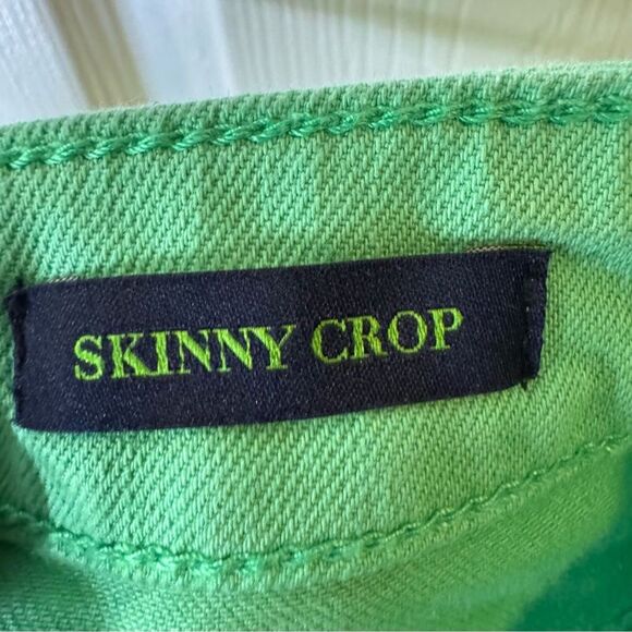 C. Wonder Skinny Crop Bright Green Denim Jeans Women’s Size 30 EUC - Picture 8 of 13